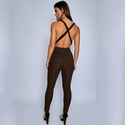 Enterizo de Seda Brillante con Tirantes Sexy - Image 16