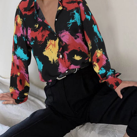 Blusa Estampada Multicolor para Mujer - Image 6