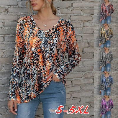 Ropa Suelta Estampada Multicolor para Mujer - Image 4