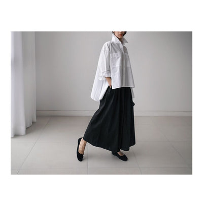 Camisa Suelta Oversized con Capa Larga - Top Fashion Irregular - Image 11