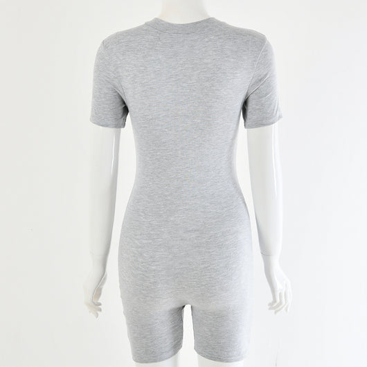 Jumpsuit Cuello Redondo Manga Corta - Image 29