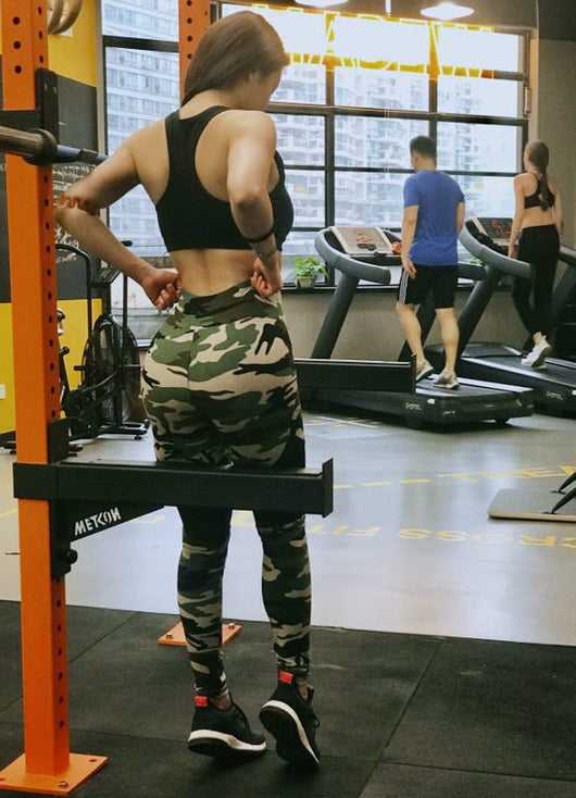 Leggings Deportivos Yoga con Estampado Camuflaje y Cintura Alta - Image 15