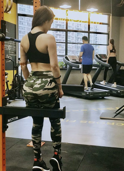Leggings Deportivos Yoga con Estampado Camuflaje y Cintura Alta - Image 16