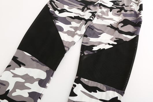 Leggings Deportivos Yoga con Estampado Camuflaje y Cintura Alta - Image 34