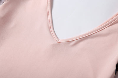 Jumpsuit Elegante de Malla Bordada Manga Larga Escote en V - Image 19