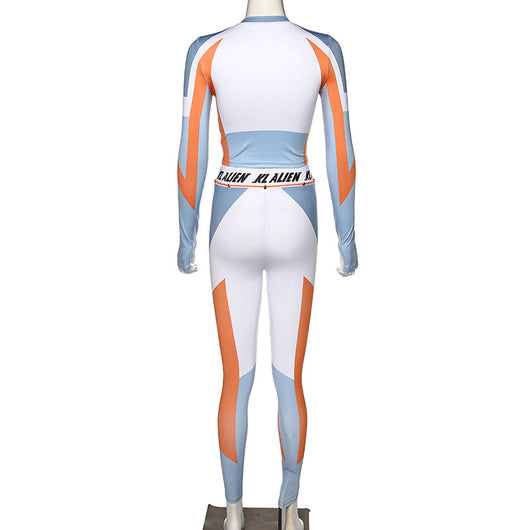 Traje Deportivo Compresión Estampado para Fitness - Image 15