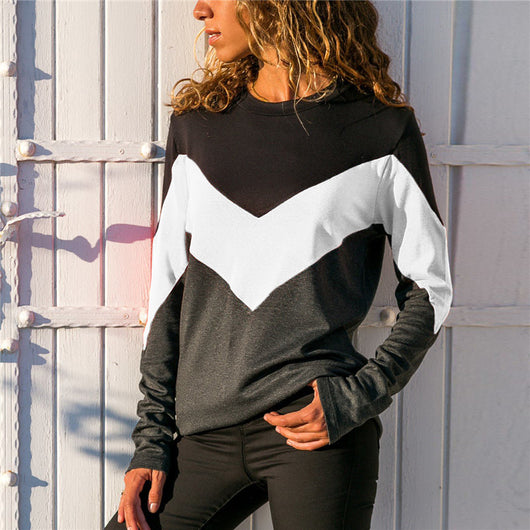 Remera Manga Larga Contraste para Mujer - Image 12