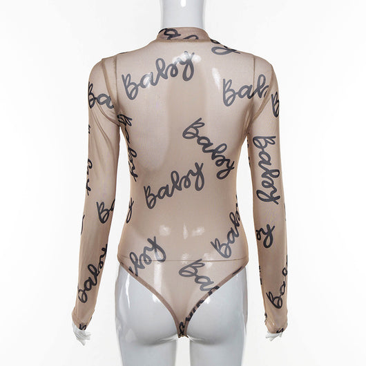 Body de Malla Ajustado Sexy - Image 11