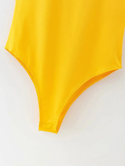 Body Entallado de Color Liso - Image 6