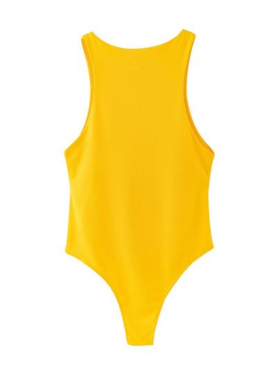 Body Entallado de Color Liso - Image 19
