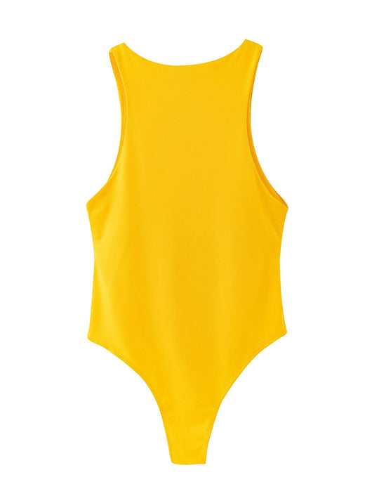 Body Entallado de Color Liso - Image 19