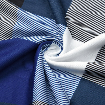 Camisa Casual de Cuadros con Escote en V y Mangas Largas - Image 63