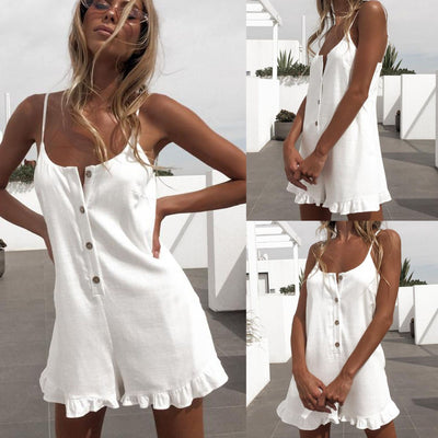 Jumpsuit de Verano con Volantes y Tirantes - Image 16