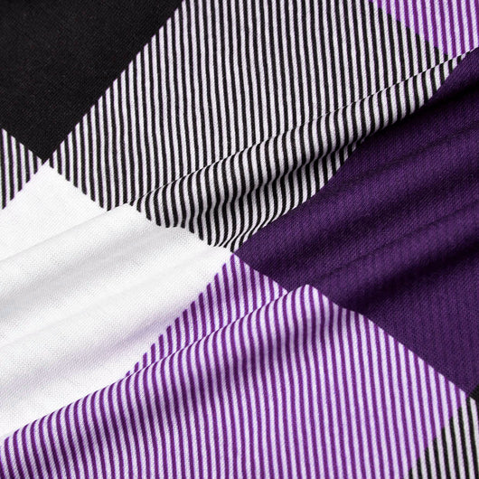 Camisa Casual de Cuadros con Escote en V y Mangas Largas - Image 68