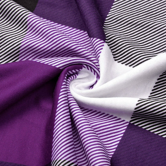 Camisa Casual de Cuadros con Escote en V y Mangas Largas - Image 69