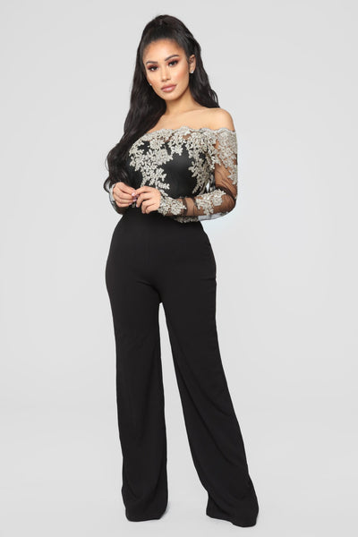 Jumpsuit de Pierna Ancha con Cuello de Encaje - Image 17