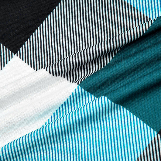 Camisa Casual de Cuadros con Escote en V y Mangas Largas - Image 75