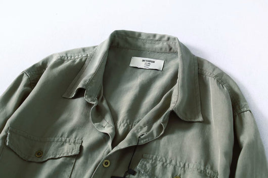 Camisa Suelta de Manga Larga con Botones para Mujer - Image 20