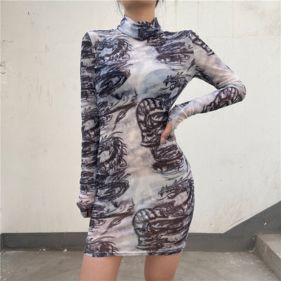 Body Estampado Ajustado Sexy - Image 7
