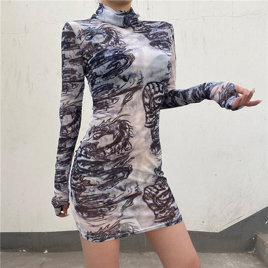 Body Estampado Ajustado Sexy - Image 8
