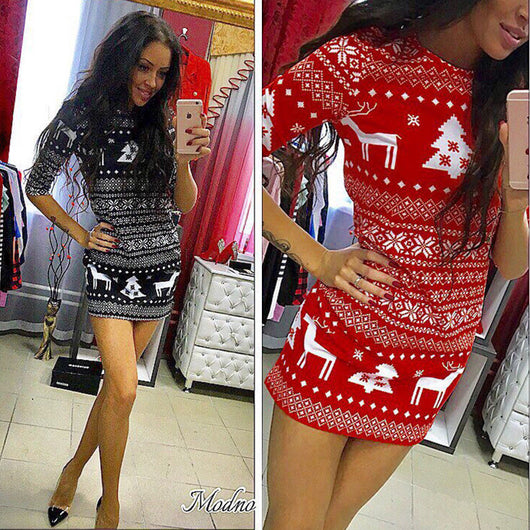 Suéter Navideño para Mujer con Diseño de Reno - Tejido Cálido Talla Grande - Image 6