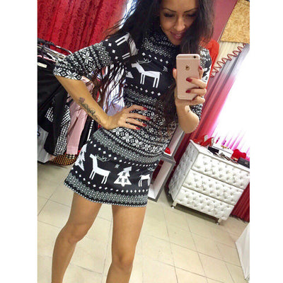 Suéter Navideño para Mujer con Diseño de Reno - Tejido Cálido Talla Grande - Image 12