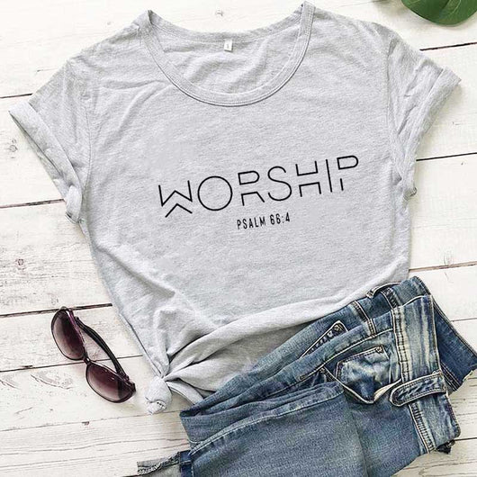 Camiseta Cristiana de Algodón para Mujer - Playera de Fe y Adoración - Image 10