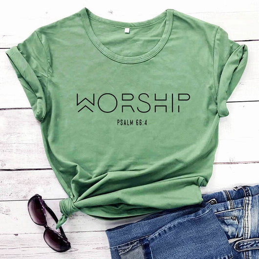 Camiseta Cristiana de Algodón para Mujer - Playera de Fe y Adoración - Image 12