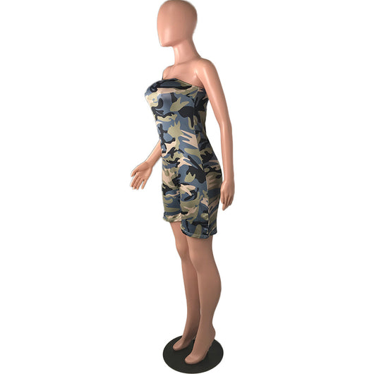 Mono Camuflaje con Escote Envolvente - Image 11