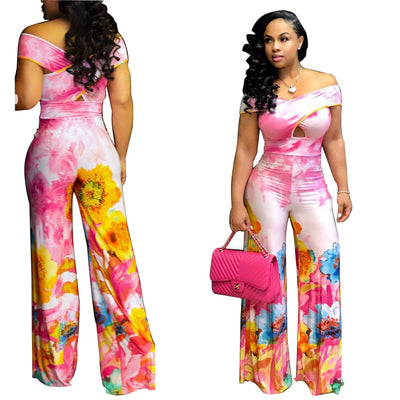 Jumpsuit Estampado con Pantalón Acampanado - Image 11