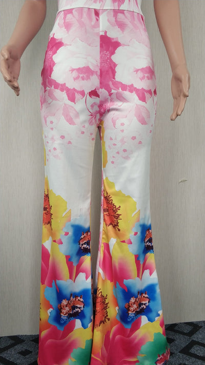 Jumpsuit Estampado con Pantalón Acampanado - Image 16