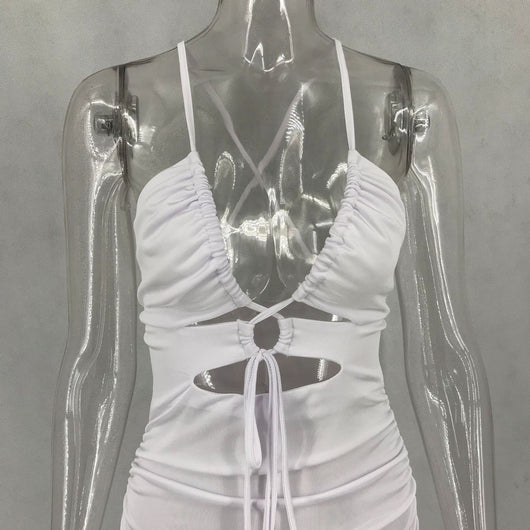 Vestido Ajustado con Cordones Laterales - Image 20