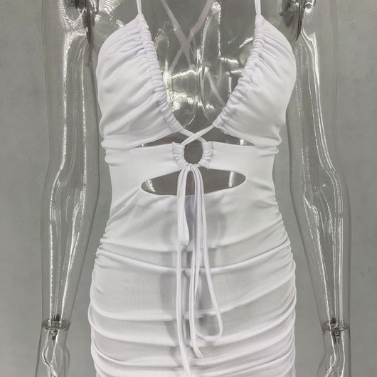 Vestido Ajustado con Cordones Laterales - Image 22