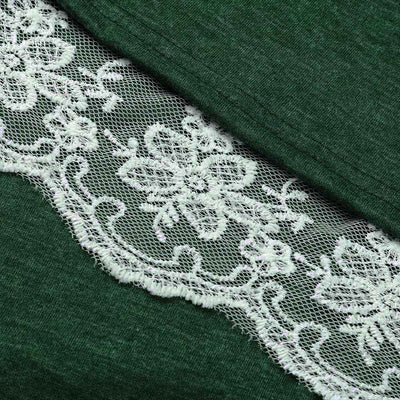 Vestido Talla Grande con Panel de Encaje y Cuello Redondo - Image 18