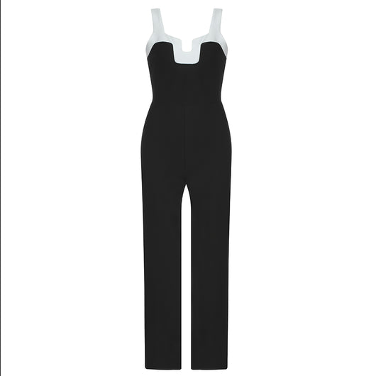 Jumpsuit de Cintura Alta y Piernas Anchas - Image 8