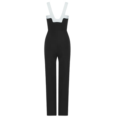 Jumpsuit de Cintura Alta y Piernas Anchas - Image 9