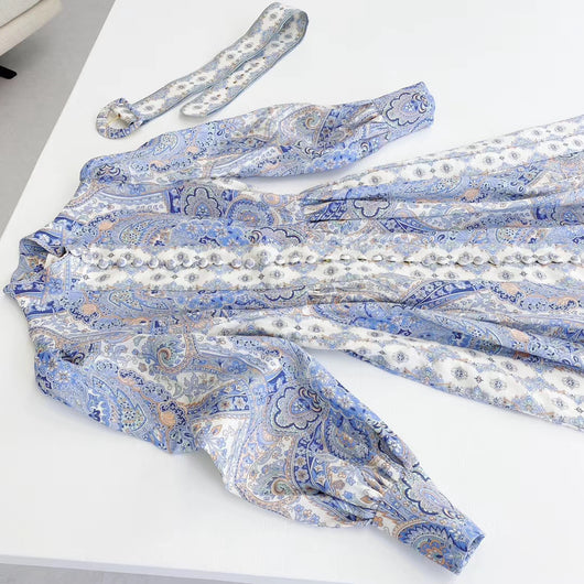 Vestido de Lino Estampado - Image 10