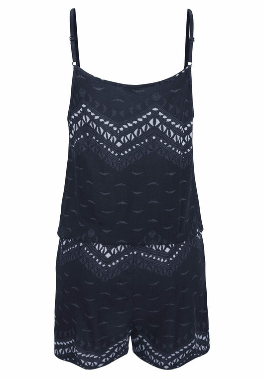 Jumpsuit Elástico con Estampado de Olas y Cintura Ajustable - Image 8