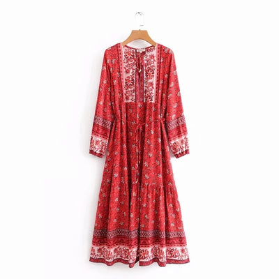 Vestido Ejecutivo con Corbata en Escote y Mangas Largas - Image 9