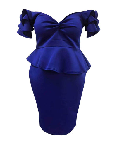 Vestido con Volantes y Detalle de Moño - Falda Escalonada con Bolsa - Image 7