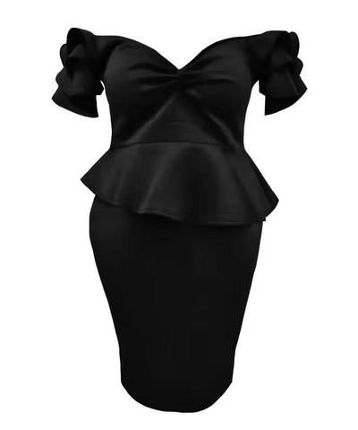 Vestido con Volantes y Detalle de Moño - Falda Escalonada con Bolsa - Image 9