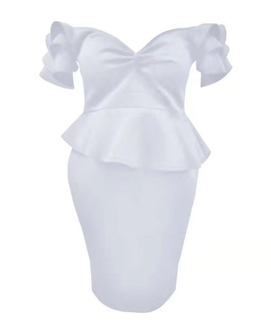 Vestido con Volantes y Detalle de Moño - Falda Escalonada con Bolsa - Image 11