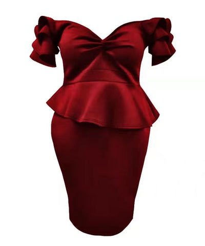 Vestido con Volantes y Detalle de Moño - Falda Escalonada con Bolsa - Image 13