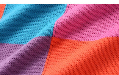 Suéter Largo Multicolor de Punto Fino - Image 12