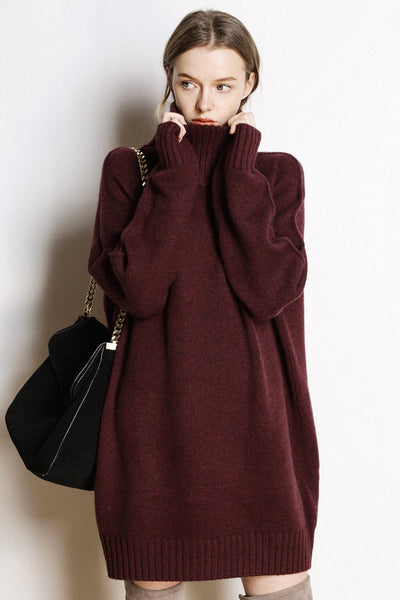 Vestido Suéter Holgado Talla Grande - Comodidad sin Sacrificar Estilo - Image 10