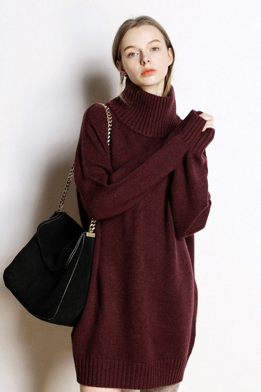 Vestido Suéter Holgado Talla Grande - Comodidad sin Sacrificar Estilo - Image 11