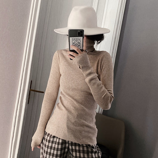 Camisa de Cuello Alto Ajustada - Image 21