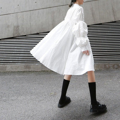 Vestido Camisa con Corte Irregular - Image 6