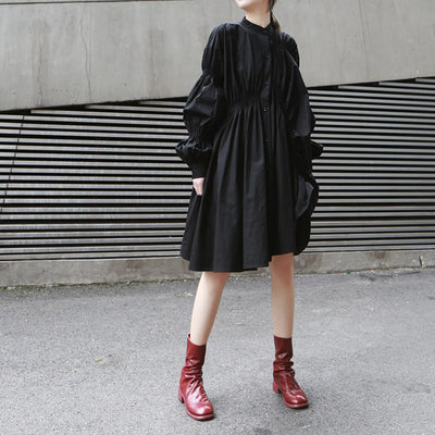 Vestido Camisa con Corte Irregular - Image 9