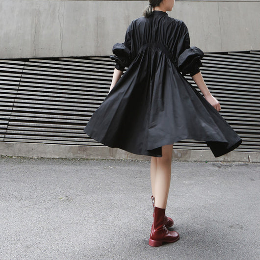 Vestido Camisa con Corte Irregular - Image 12